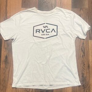 RVCA Menʻs XL Off White Graphic Tee